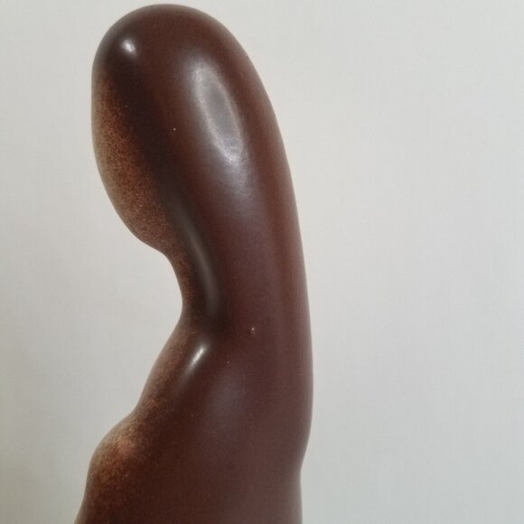 Howard Pierce 13.25" Madonna Mother and Child Porcelain Figurine Christmas Brown - Picture 5 of 16